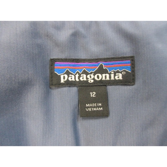 Patagonia Simul Alpine Pants Womens 12 Blue Hiking Softshell Outdoor Zip Pocket - Picture 11 of 16